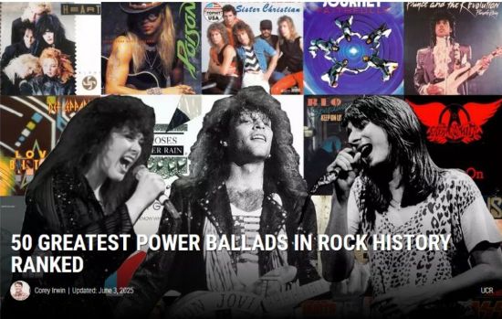 TARİHİN EN İYİ 50 ROCK BALADI